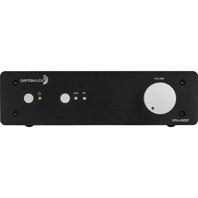 Alt view image 3 of 5 - DTA-100ST 100W Desktop Stereo Amplifier with Bluetooth 5.0