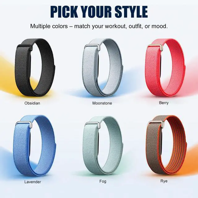 Alt view image 6 of 7 - Replacement Braided Band for Fitbit Air Performance Loop | Micro-Adjustable(150220 mm), Quick-Dry, Nylon, Hook & Loop, Featherlight, Aluminum Alloy Buckle, Airflow-Enhanced