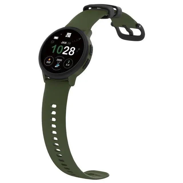 Alt view image 3 of 6 - Cubitt Hero Gen 4 Smart Watch 1.27" IPS Display IP68 Green | Apple Find My & Android Find Hub, Heart Rate & SpO2 Monitoring, Sleep Tracking, Bluetooth 5.3, USB Charging