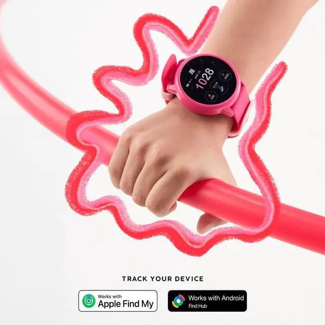 Alt view image 5 of 6 - Cubitt Hero Gen 4 Smart Watch 1.27" IPS Display IP68 Green | Apple Find My & Android Find Hub, Heart Rate & SpO2 Monitoring, Sleep Tracking, Bluetooth 5.3, USB Charging