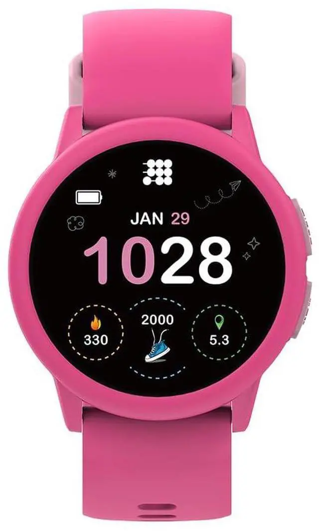 Main image of Cubitt Hero Gen 4 Smart Watch 1.27" IPS Display IP68 Pink | Apple Find My & Android Find Hub, Heart Rate & SpO2 Monitoring, Sleep Tracking, Bluetooth 5.3, USB Charging