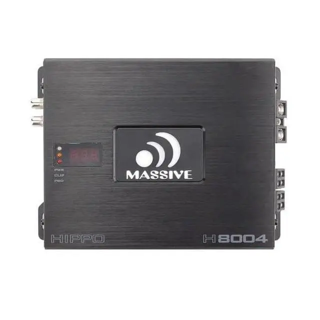 Alt view image 5 of 6 - H8004 | 125 Watts RMS x 4 @ 4 Ohm 4 Channel Hippo Series High Performance Amplifier