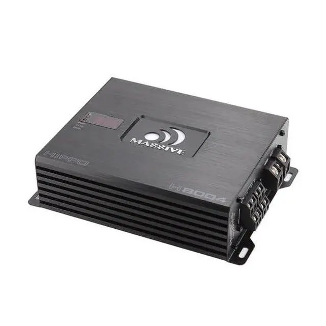 Alt view image 6 of 6 - H8004 | 125 Watts RMS x 4 @ 4 Ohm 4 Channel Hippo Series High Performance Amplifier