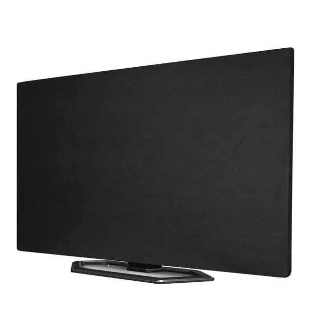 Alt view image 6 of 7 - Indoor TV Set Cover, Soft Stretch Fabric Universal 55 Flat Screen Dust-proof Protector (55", Black)