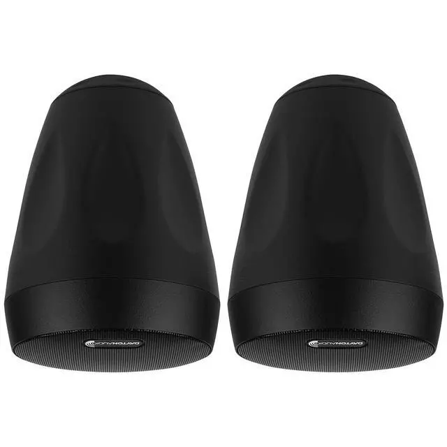 Main image of WP4BT 4" IP66 Indoor/Outdoor Pendant Speaker Pair 70V/100V with 8 Ohm Bypass Black