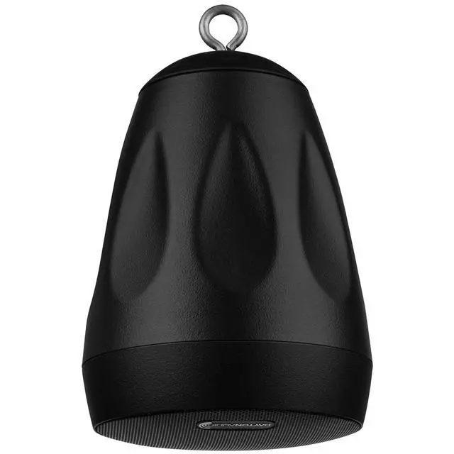 Alt view image 5 of 7 - WP4BT 4" IP66 Indoor/Outdoor Pendant Speaker Pair 70V/100V with 8 Ohm Bypass Black