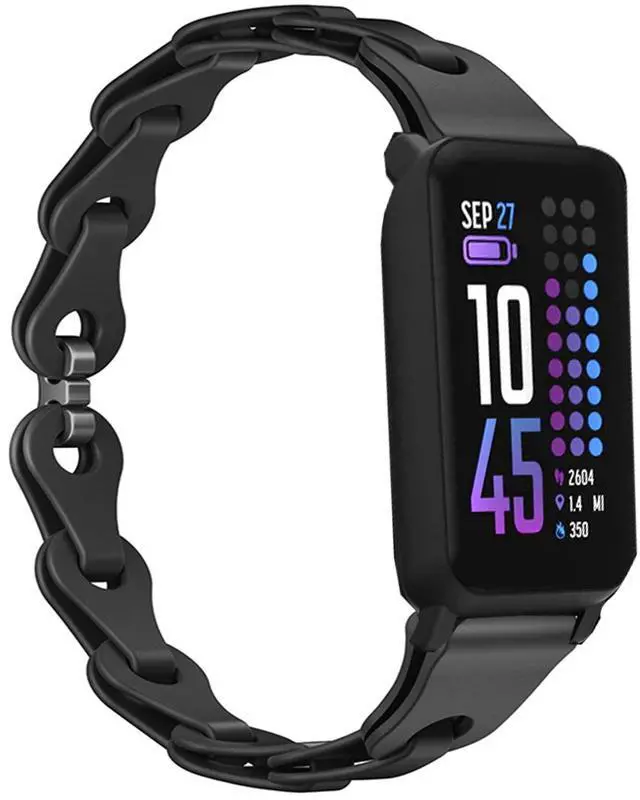 Main image of Compatible with iTouch Active 4 Band, Elastic Silicone Hollowed Out Replacement Straps Compatible for iTouch Active 4 Smartwatch