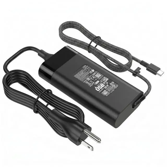 Alt view image 2 of 7 - 140W Laptop Charger Compatible with HP OMEN Transcend 14 14-FB0000 14-FB0097NR 14-FB1047NR RTX 4050 4060 Spectre X360 16-AA0023DX N22270-001 TPN-LA29 USB-C Tip 28V/5A Power Adapter