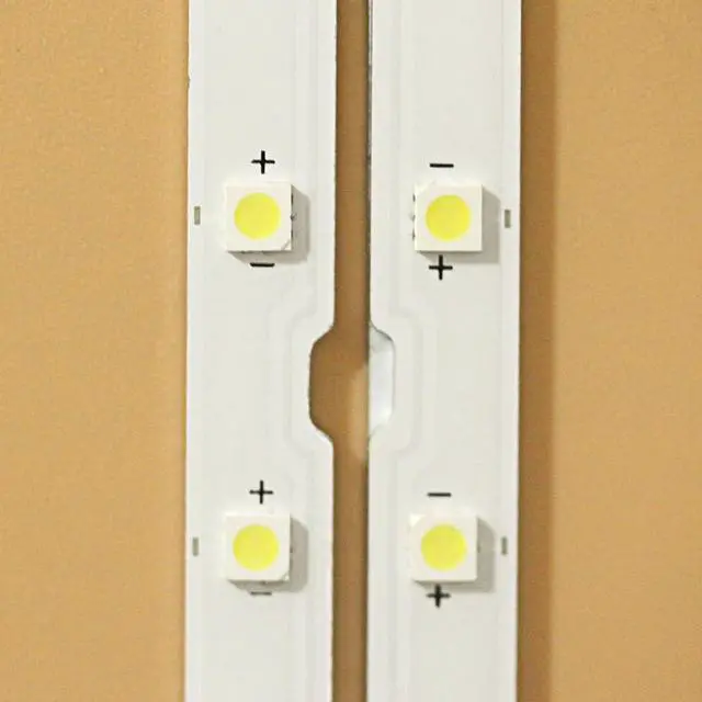 Alt view image 5 of 6 - 2pcs LED Backlight Strip TV Replacement Part for 55'' TVs UN55NU6900F UN55NU6900 UE55NU7300 55NU7100 UE55NU7400 BN96-45913A BN61-15485A UN55NU7090 UN55RU7100 UN55NU6950 UN55NU7200 E88441