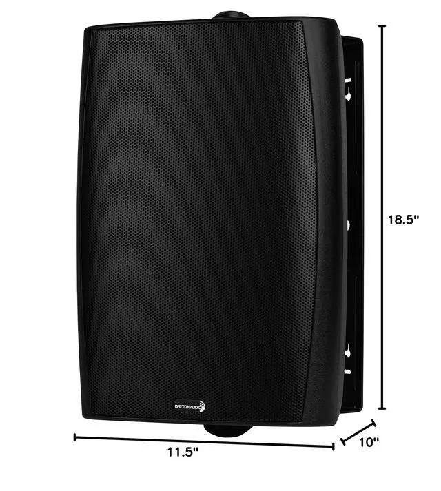 Alt view image 4 of 4 - IO800BT 8" 2-Way 70V Indoor/Outdoor Speaker Black