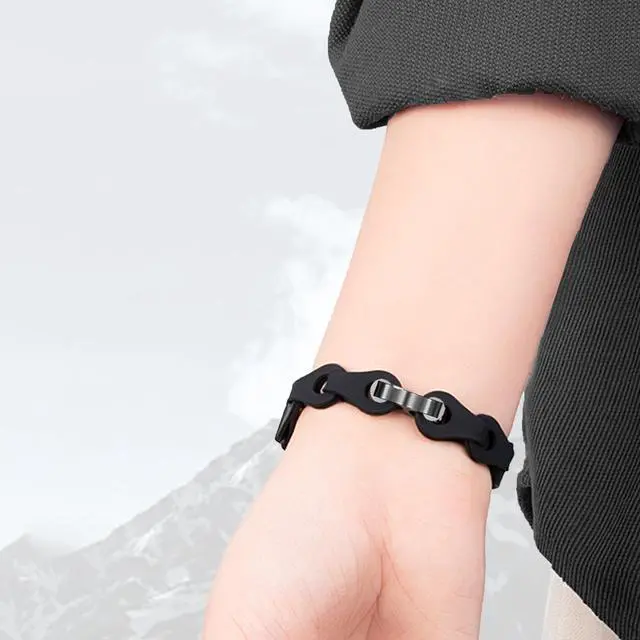 Alt view image 6 of 6 - Compatible with Plaud NotePin Bands, Elastic Silicone Hollowed Out Replacement Straps Compatible for Plaud NotePin Voice Recorder