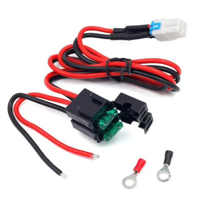 Alt view image 3 of 6 - 4-pin 12AWG DC Power Supply Cable for Yaesu Radio FT-450D FT-891 FT-991-A FT950 FTDX-1200 Kenwood TS-480 TS-590SG TS-890s Icom IC-7000 IC-7200 IC-7600 IC-7300 Alinco DX-SR9T Vertex