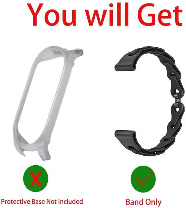 Alt view image 2 of 6 - Compatible with Plaud NotePin Bands, Elastic Silicone Hollowed Out Replacement Straps Compatible for Plaud NotePin Voice Recorder