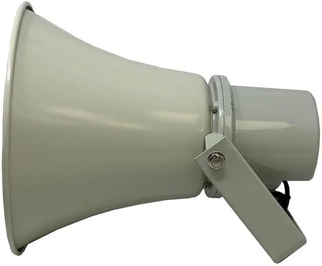 Alt view image 4 of 6 - BA10 30W Indoor/Outdoor Horn PA Speaker with 70v Switch