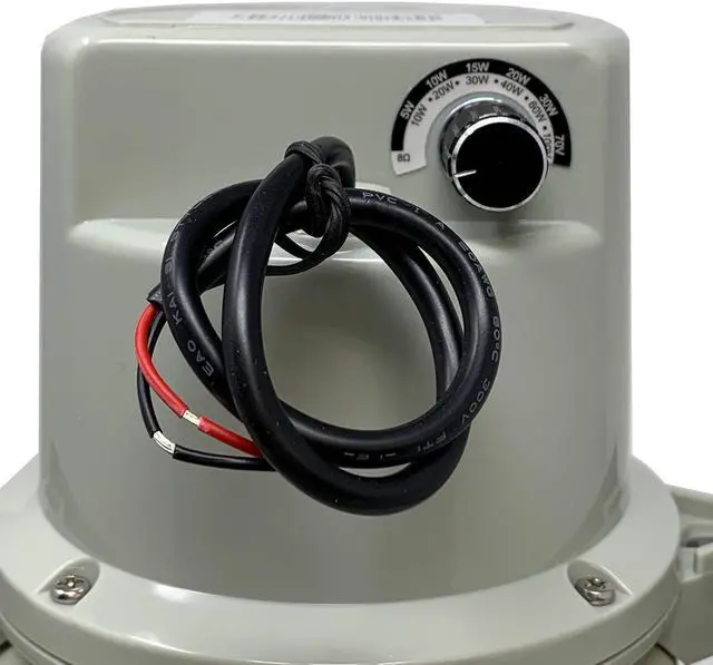 Alt view image 5 of 6 - BA10 30W Indoor/Outdoor Horn PA Speaker with 70v Switch