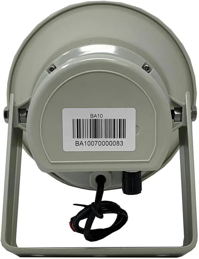 Alt view image 3 of 6 - BA10 30W Indoor/Outdoor Horn PA Speaker with 70v Switch