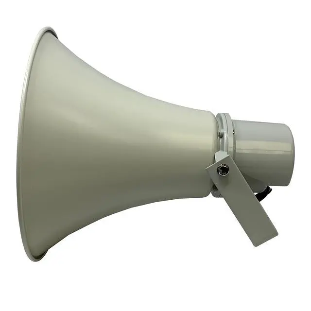 Alt view image 4 of 6 - BA16 50W Indoor/Outdoor Horn PA Speaker with 70v Switch