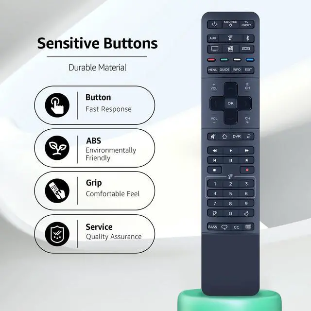 Alt view image 6 of 7 - Replacement for Bose Hi-Fi Soundtouch 300 Sound Bar Remote Controller New, Part Number 755001-0030