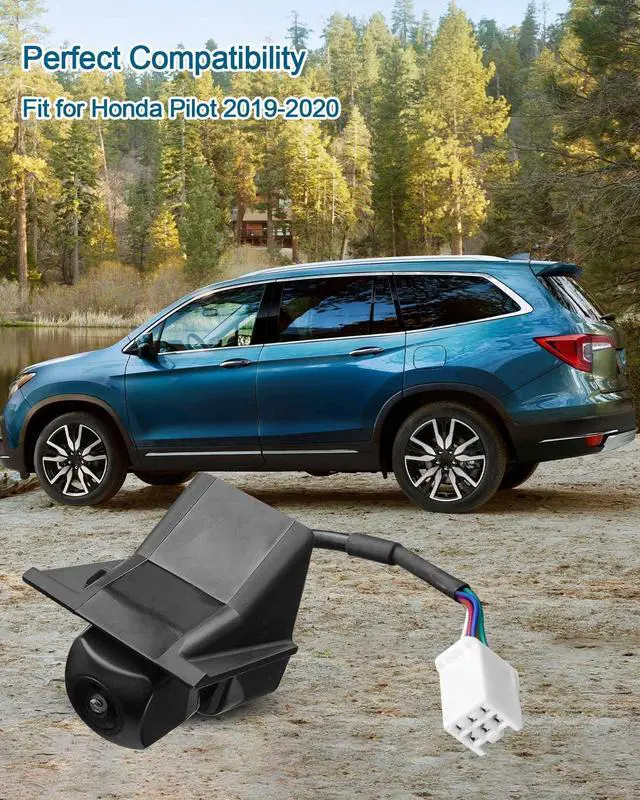 Alt view image 5 of 6 - Rear View Backup Camera Fit for Honda Pilot 2019 2020, Reverse Back up Rear Park Assist Camera Replace 39530-TG7-A121 39530TG7A121M1 39530TG7A12, Only One View Option