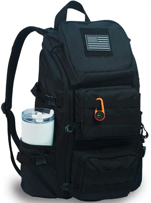 Main image of 40L Tactical Backpack with Laptop Compartment Molle Slim Bag Men
