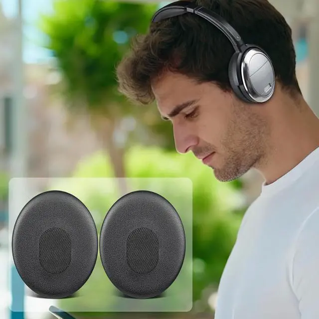 Alt view image 5 of 7 - Earpads for Bose QC3 & OE1 - Black