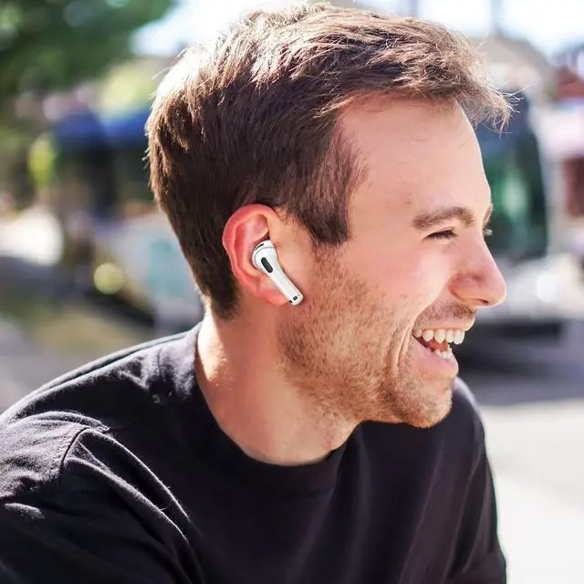 Alt view image 6 of 7 - 3 Pairs AirPods 3 Ear Tips Silicone Earbuds Cover | Size: S/M/L, Added Storage Pouch, Anti Slip,Secure Fit, Comfortable Silicone Ear Tips Compatible with Apple AirPods 3 2021