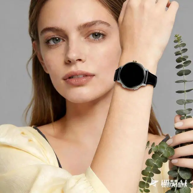 Alt view image 6 of 6 - Leather Band For Garmin Venu 3S 41mm/Venu 4 41mm/Venu 2S | 18mm,Slim,Quick Release,/Vivoactive 4S/Vivomove 3S/Forerunner 255S/Forerunner 265S