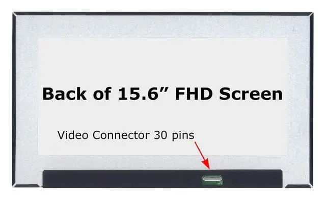 Alt view image 2 of 6 - New Screen Replacement for HP Probook 450 455 G8 G9 | 30pin FHD Matte IPS 1920x1080 LCD LED Display with Tools and Tape