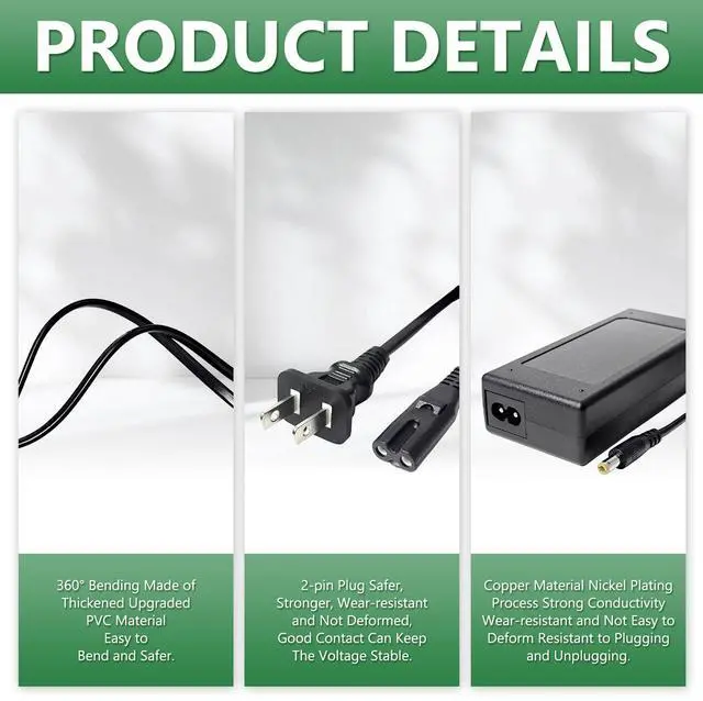 Alt view image 6 of 7 - Power Supply Adapter Charger for Bumpboxx Flare 8 and Flare 8 Pro,Compatible with Bumpboxx Bluetooth Portable Speaker,22V Power Cord Adapter Power Supply Cord Charger PSU Perfect Substitute