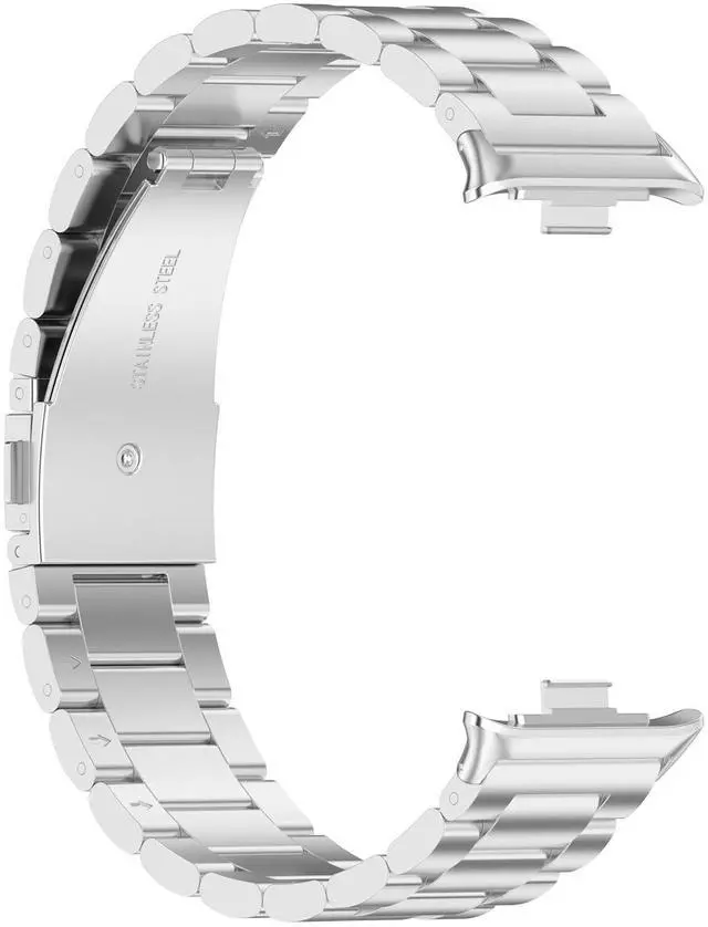 Alt view image 5 of 7 - Bands Compatible for Xiaomi Smart Band 9 Pro Stainless Steel Metal Adjustable Sport Business Wristband Bracelet Strap for Xiaomi Band 9 Pro/Band 8 Pro Fitness Tracker for Men & Women