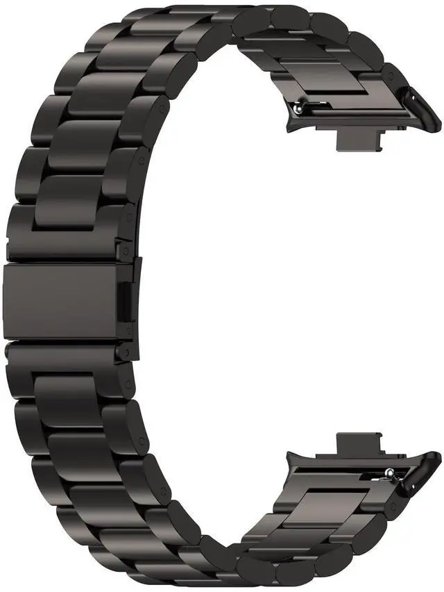 Alt view image 3 of 5 - Bands Compatible for Xiaomi Smart Band 9 Pro Stainless Steel Metal Adjustable Sport Business Wristband Bracelet Strap for Xiaomi Band 9 Pro/Band 8 Pro Fitness Tracker for Men & Women