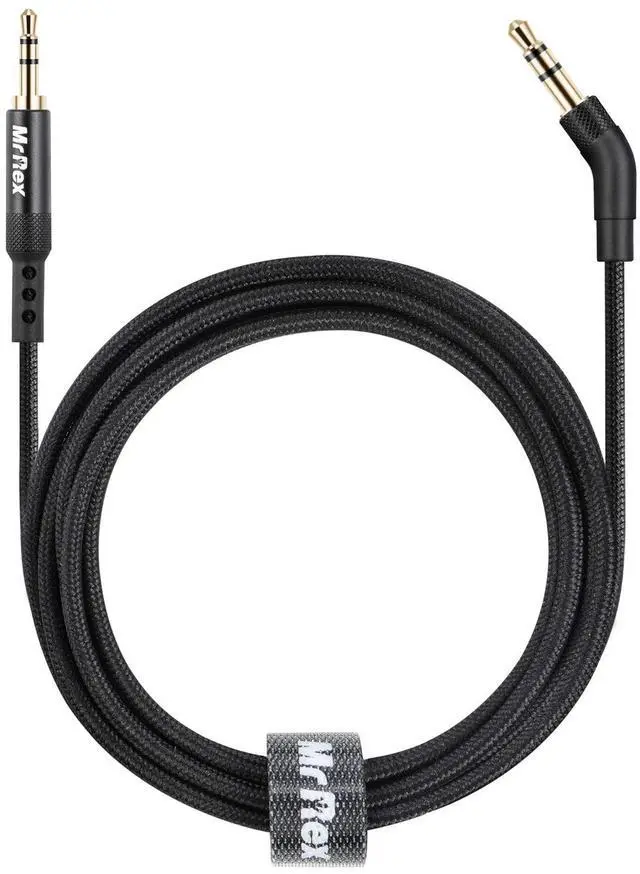 Main image of 2.5mm to 3.5mm Audio Cable Headphone Replacement Cord Nylon Braided Aux Cable Stereo Adapter for Bose 700 QuietComfort QC45 QC35II QC35 QC25 Headphones, JBL E45BT E55BT Headsets 10ft/3m,Black