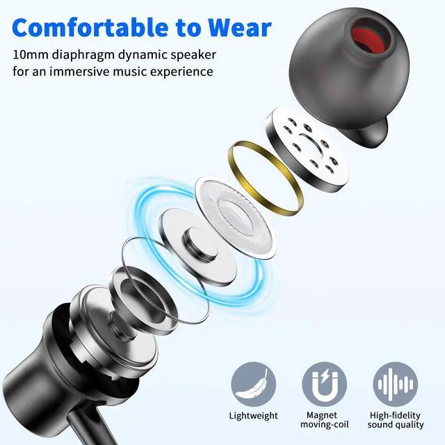 Alt view image 6 of 7 - 3.5mm Headphones Wired Earbuds for Laptop School Computer PC,Black | Noise Isolating Stereo Ear Buds,Wired Earphones with Microphone Call Plug in for Samsung A25 A15 A14/Android/Kindle Fire/Kids
