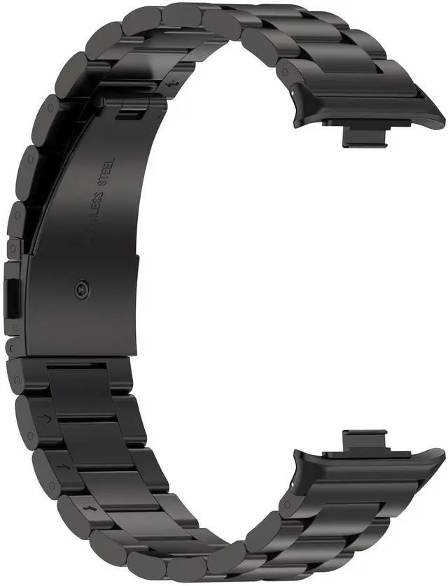 Alt view image 4 of 5 - Bands Compatible for Xiaomi Smart Band 9 Pro Stainless Steel Metal Adjustable Sport Business Wristband Bracelet Strap for Xiaomi Band 9 Pro/Band 8 Pro Fitness Tracker for Men & Women