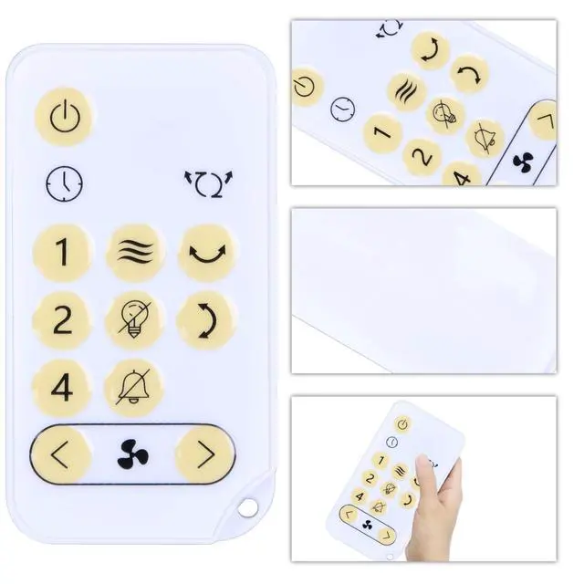 Alt view image 3 of 5 - New Replacement Remote Control for IRIS Woozoo Globe Multi-Directional 5-Speed Oscillating Fan
