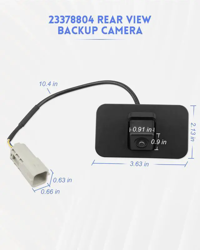 Alt view image 6 of 7 - 23378804 Backup Camera Rear View Parking Assist Camera Fit for Chevy Suburban Tahoe, for Cadillac Escalade ESV for GMC Yukon XL 2015 2016 2017 2018 2019 2020 Replace 23404613 23432248