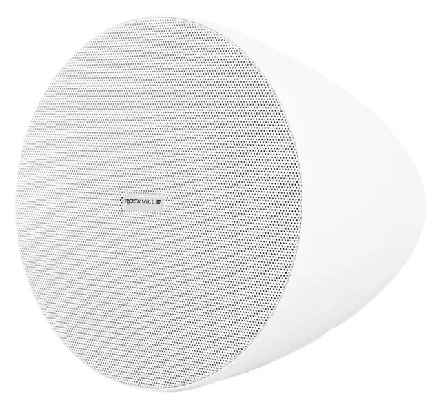 Alt view image 3 of 7 - PEN-65T White 6.5" 70V Hanging Pendant Speaker, 2-Pack | 70V/100V Transformer Taps: 40W, 20W, 10W, 5W or 8 Ohm 60W RMS, Euroblock Terminals, Deep Bass, for Restaurants