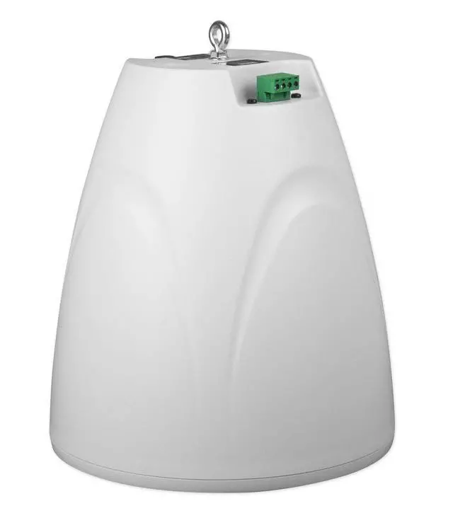 Alt view image 5 of 7 - PEN-65T White 6.5" 70V Hanging Pendant Speaker, 2-Pack | 70V/100V Transformer Taps: 40W, 20W, 10W, 5W or 8 Ohm 60W RMS, Euroblock Terminals, Deep Bass, for Restaurants
