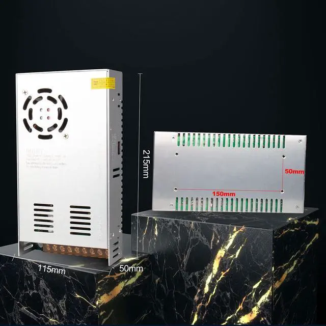 Alt view image 6 of 7 - 48V 10A Universal Switching Power Converter Adapter Transformer Regulated Supply AC to DC LED Driver 480w for CCTV, Radio, Computer Project