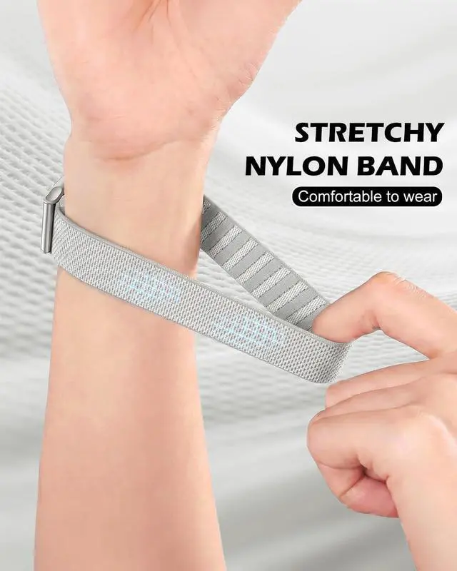Alt view image 4 of 7 - Nylon Sport Band Compatible with Whoop 5.0 Bicep Bands One, Peak and Life, Breathable Nylon Adjustable Waterproof Replacement Wristbands Straps for Whoop Band 5.0Not Compatible with Gen 4