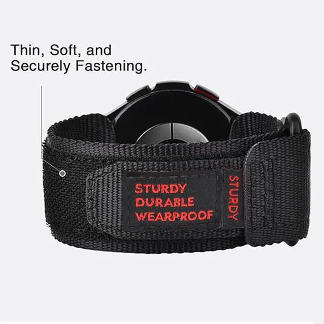 Alt view image 4 of 7 - Compatible with Bushnell iON Elite Bands, Quick Release Rugged Nylon Sports Strap with Woven Loop Design Compatible with Bushnell iON Elite Watch