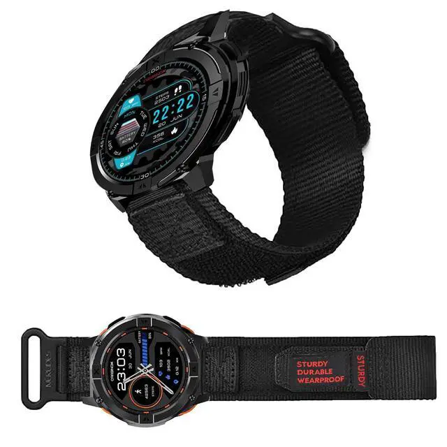 Alt view image 5 of 7 - Compatible with Bushnell iON Elite Bands, Quick Release Rugged Nylon Sports Strap with Woven Loop Design Compatible with Bushnell iON Elite Watch
