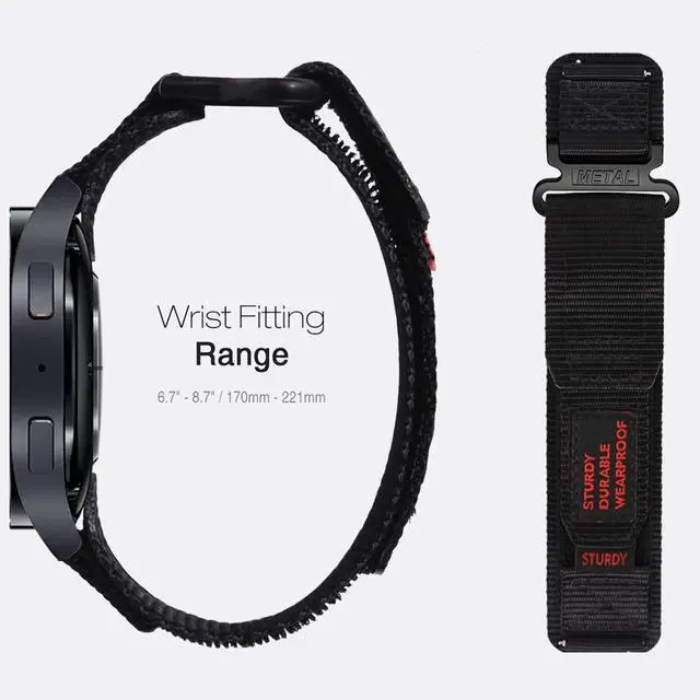 Alt view image 7 of 7 - Compatible with Bushnell iON Elite Bands, Quick Release Rugged Nylon Sports Strap with Woven Loop Design Compatible with Bushnell iON Elite Watch