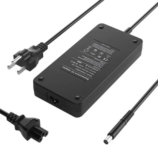 Main image of 180W Charger Compatible with Dell Dock WD19 WD19S WD19TBS WD19TB WD15 SD25 WD22TB4 D6000 TB15 TB16 TB18DC K16A K17A001 SD25TB4 Universal Docking Station Power Adapter Cord