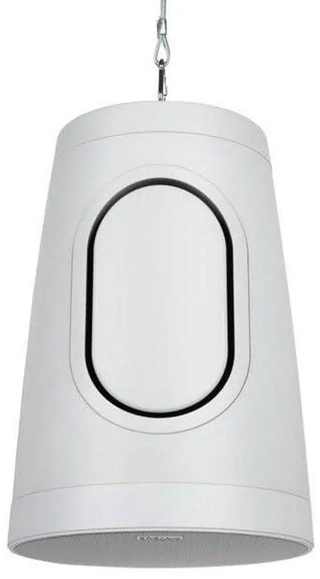 Main image of 8" Commercial Audio Pendant Speaker 70V/100V/8 Ohm White WP80XTW