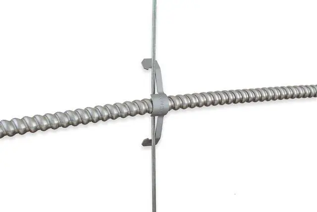 Main image of Conduit Cable Support Clip to Ceiling Wire, Threaded Rod & Flanges. Heavy Duty Spring Steel Clip 50 Pack