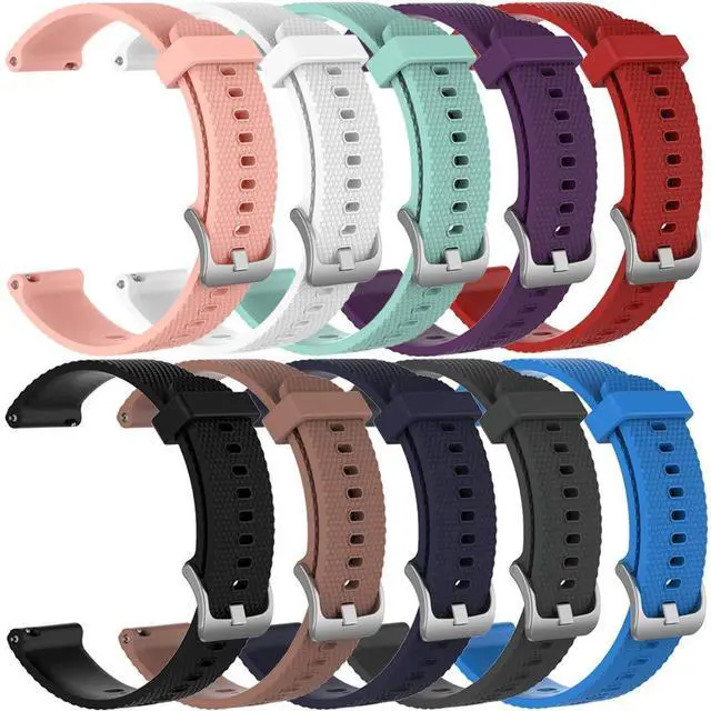 Alt view image 2 of 7 - Band for Garmin Vivoactive 4, Soft Silicone Replacement Watch Band for Garmin Vivoactive 4/ Venu 2 (No Tracker, Replacement Bands Only)