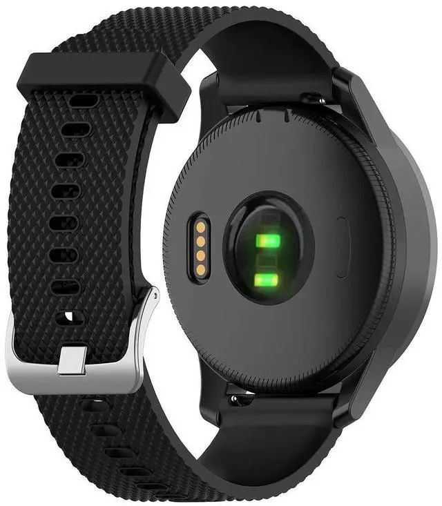 Alt view image 3 of 7 - Band for Garmin Vivoactive 4, Soft Silicone Replacement Watch Band for Garmin Vivoactive 4/ Venu 2 (No Tracker, Replacement Bands Only)