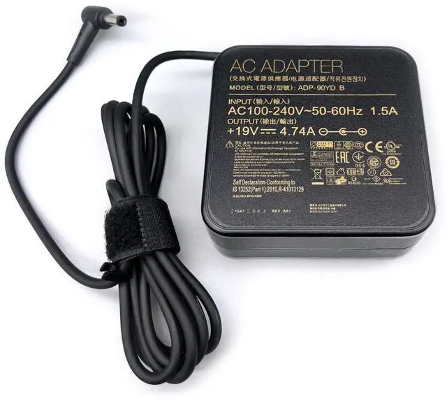 Main image of 19V 4.74A 90W EXA1202YH AC Adapter Power Supply Compatible for Asus K53 K53B K53BY K53E Notebook with US Cable