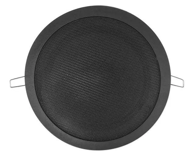 Alt view image 3 of 6 - CCL6T Black 70V 6" Commercial Ceiling Speakers, 16-Pack | 10W, 5W, 2.5W Transformer Terminal Connections, Flush Mount Grilles, for PA Announcements, Background Music, Restaurant